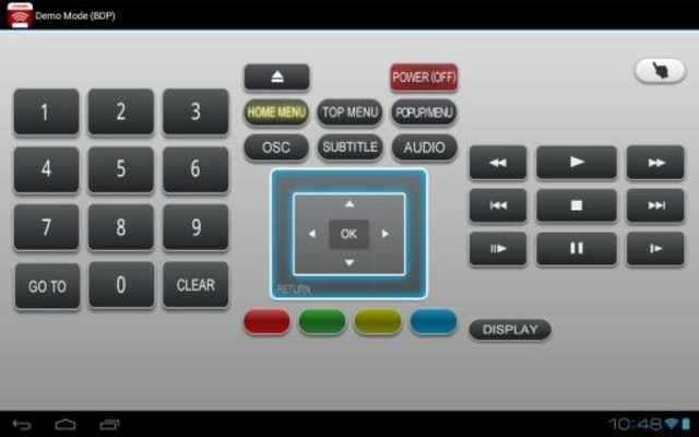 Emulate Android APK Toshiba Remote