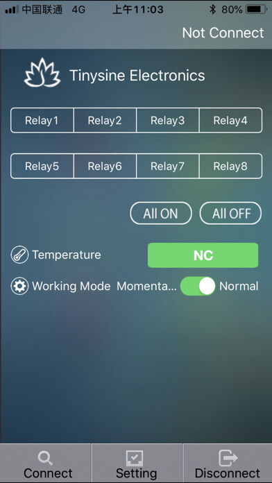 Emulate iPhone app TOSR-b Bluetooth using MyAndroid