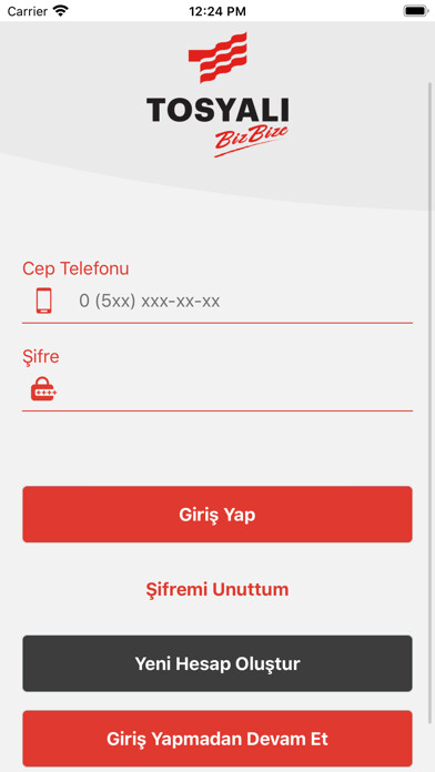 Emulate iPhone app Tosyalı BizBize using MyAndroid
