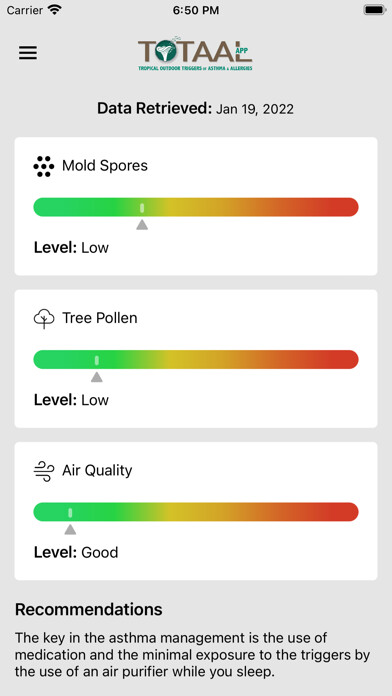 Emulate iPhone app Totaal - Asthma and Allergies using MyAndroid Emulate iPhone app Totaal - Asthma and Allergies using MyAndroid