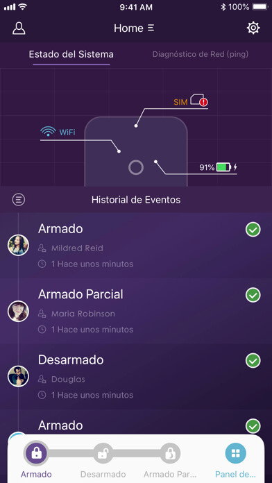 Emulate iPhone app Total Alarm TA-1 using MyAndroid Emulate iPhone app Total Alarm TA-1 using MyAndroid