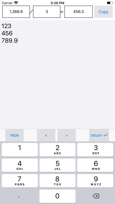 Emulate iPhone app Total Average Calculator using MyAndroid Emulate iPhone app Total Average Calculator using MyAndroid