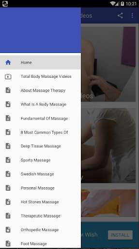Run android online APK Total Body Massage Videos from MyAndroid or emulate Total Body Massage Videos using MyAndroid