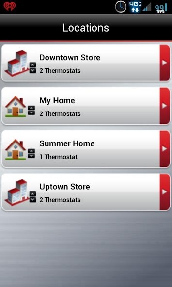 Emulate iPhone app Total Connect Comfort using MyAndroid