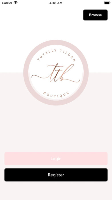 Emulate iPhone app TOTALLY TILDEN BOUTIQUE using MyAndroid