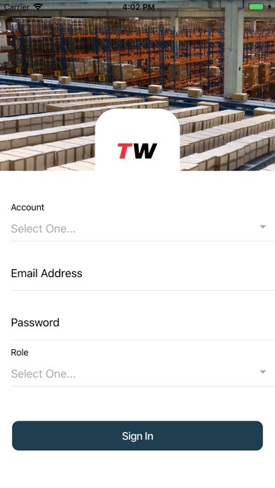 Emulate iPhone app Total Warehouse using MyAndroid