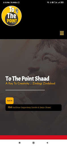 Run android online APK To The Point Shaad from MyAndroid or emulate To The Point Shaad using MyAndroid
