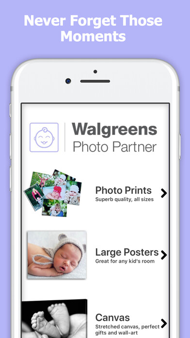 Emulate iPhone app TotPhoto Baby Photo Prints App using MyAndroid