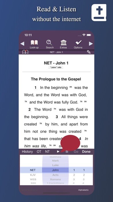 Emulate iPhone app Touch Bible Loaded: Level Up! using MyAndroid