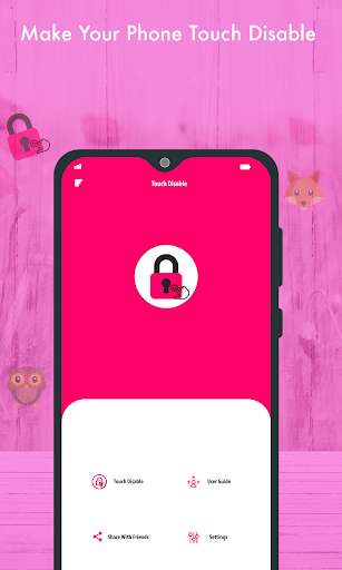 Run android online APK Touch Disabler, Block Touch, Toddler Screen Locker from MyAndroid or emulate Touch Disabler, Block Touch, Toddler Screen Locker using MyAndroid