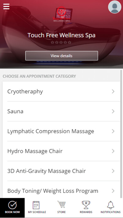 Emulate iPhone app Touch Free Wellness Spa using MyAndroid Emulate iPhone app Touch Free Wellness Spa using MyAndroid