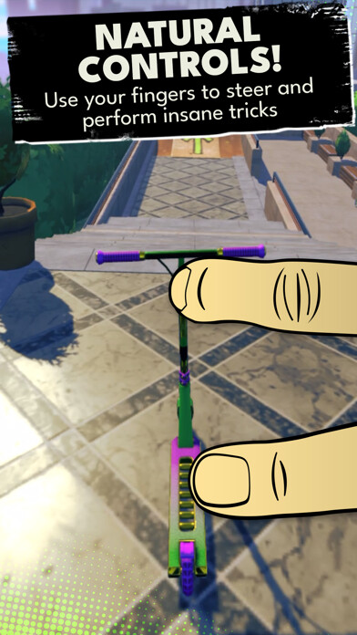 Emulate iPhone app Touchgrind Scooter using MyAndroid