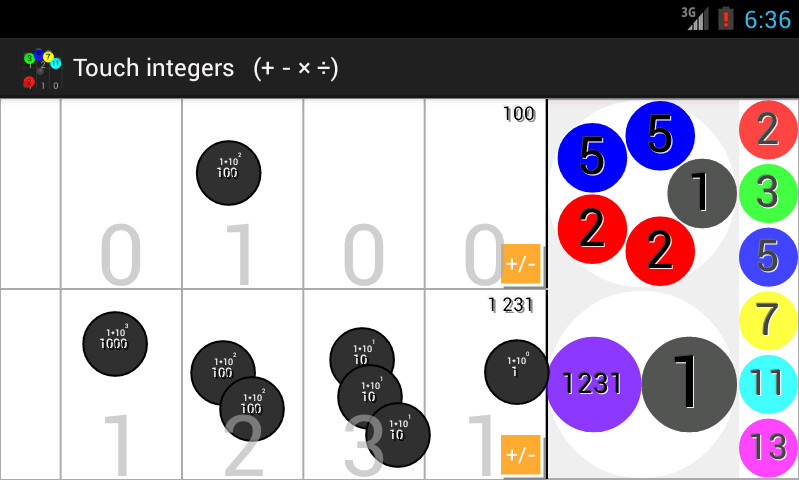 Run android online APK Touch Integers ℤ (+ - × ÷) from MyAndroid or emulate Touch Integers ℤ (+ - × ÷) using MyAndroid Run android online APK Touch Integers ℤ (+ - × ÷) from MyAndroid or emulate Touch Integers ℤ (+ - × ÷) using MyAndroid