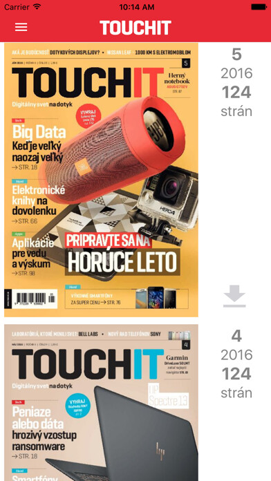 Emulate iPhone app TOUCHIT magazine using MyAndroid Emulate iPhone app TOUCHIT magazine using MyAndroid