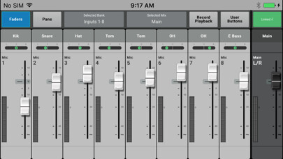 Emulate iPhone app TouchMix-30 Control using MyAndroid Emulate iPhone app TouchMix-30 Control using MyAndroid