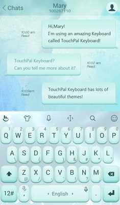 Emulate Android APK TouchPal Bright Blue Theme Emulate Android APK TouchPal Bright Blue Theme