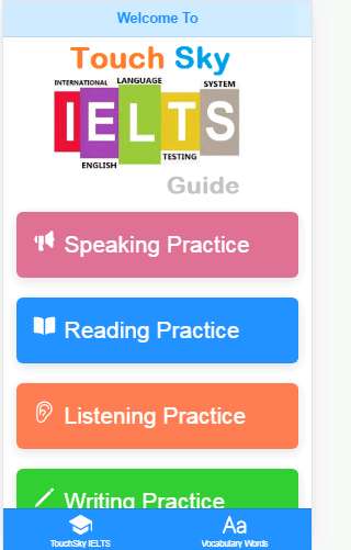 Run android online APK TouchSky IELTS Guide from MyAndroid or emulate TouchSky IELTS Guide using MyAndroid