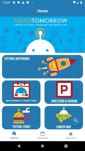 Run android online APK TouchTomorrow at WPI from MyAndroid or emulate TouchTomorrow at WPI using MyAndroid