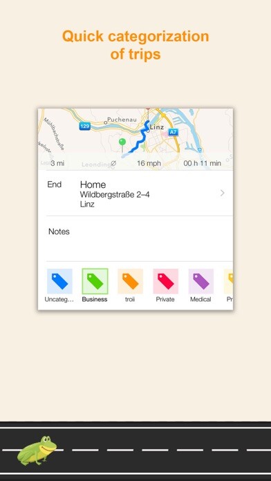 Emulate Tour: Automatic Mileage Log from MyAndroid or run Tour: Automatic Mileage Log using MyAndroid