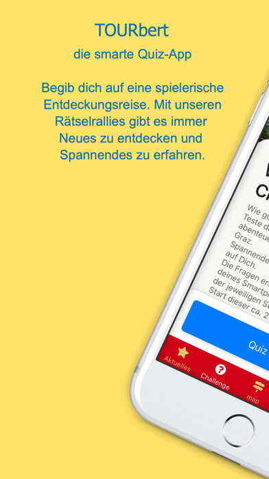 Emulate iPhone app TOURbert - die smarte Quiz-App using MyAndroid Emulate iPhone app TOURbert - die smarte Quiz-App using MyAndroid