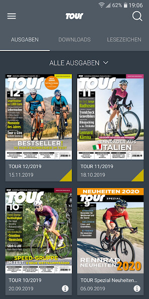 Run android online APK TOUR - Das Rennrad Magazin from MyAndroid or emulate TOUR - Das Rennrad Magazin using MyAndroid