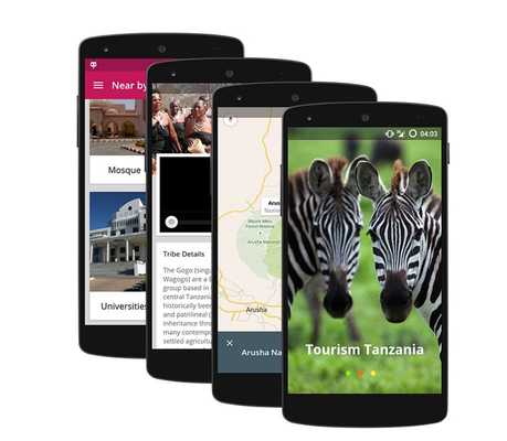 Emulate Android APK Tourism Tanzania