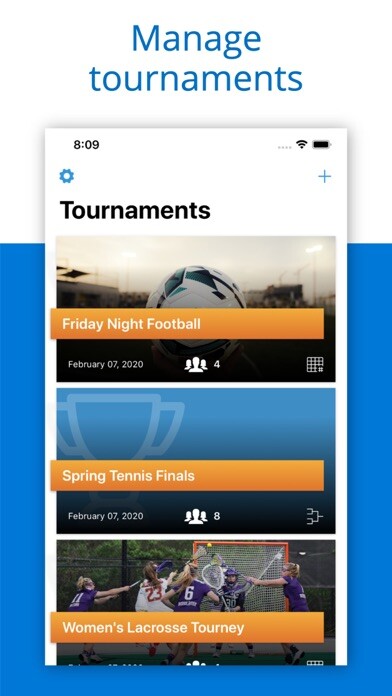 Emulate iPhone app Tournament Manager Pro using MyAndroid