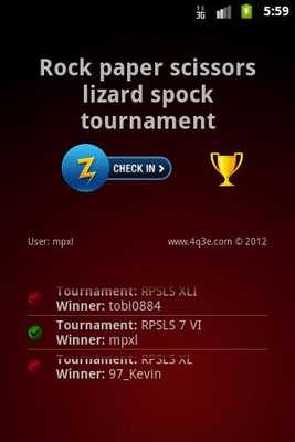 Emulate Android APK Tournament Rock Paper Sciss... Emulate Android APK Tournament Rock Paper Sciss...