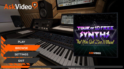 Emulate iPhone app Tour of 10 Synths Plugins using MyAndroid