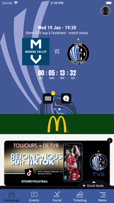 Emulate iPhone app Tours Volley-Ball using MyAndroid Emulate iPhone app Tours Volley-Ball using MyAndroid