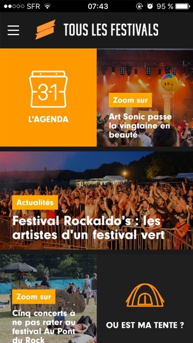 Emulate iPhone app Tous Les Festivals using MyAndroid Emulate iPhone app Tous Les Festivals using MyAndroid