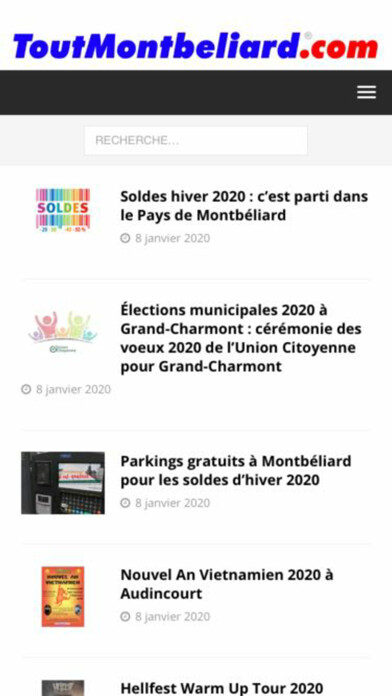 Emulate iPhone app ToutMontbeliard.com using MyAndroid