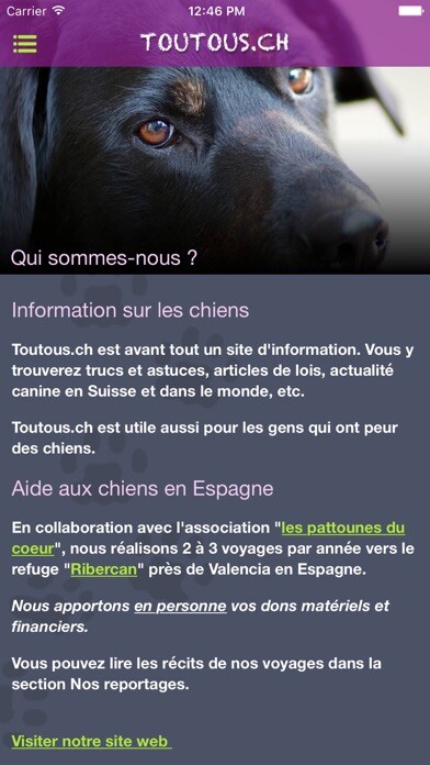 Emulate iPhone app Toutous.ch using MyAndroid Emulate iPhone app Toutous.ch using MyAndroid
