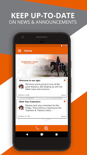 Run android online APK Towanda Area School District from MyAndroid or emulate Towanda Area School District using MyAndroid