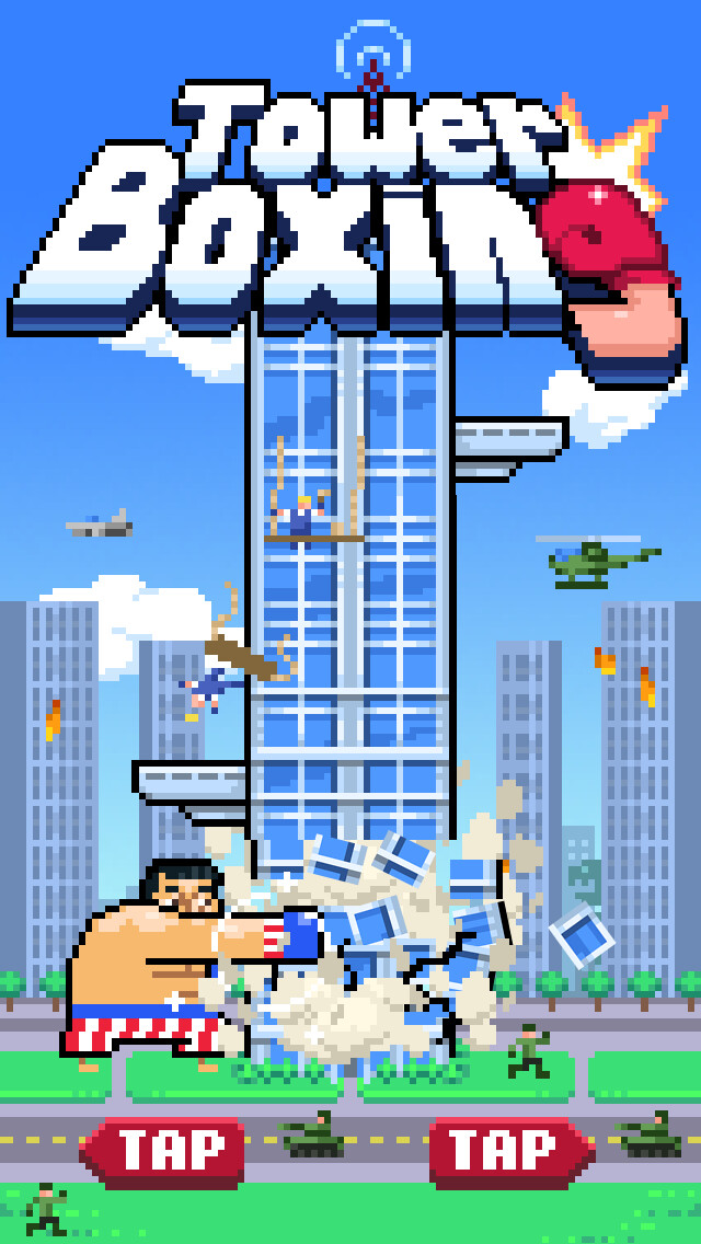 Emulate iPhone app Tower Boxing using MyAndroid