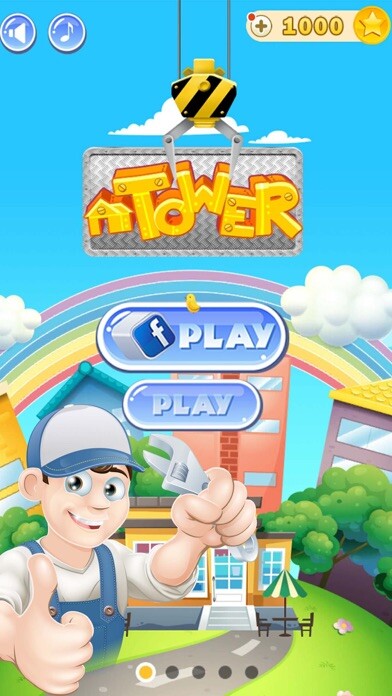 Emulate iPhone app Tower Builder Lite 3D Super Block Stack Dream City using MyAndroid