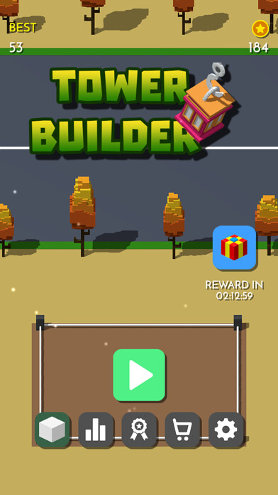 Emulate iPhone app Tower Builder -  Stack them up using MyAndroid