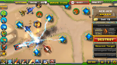 Emulate iPhone app Tower Defense: Alien War TD using MyAndroid Emulate iPhone app Tower Defense: Alien War TD using MyAndroid
