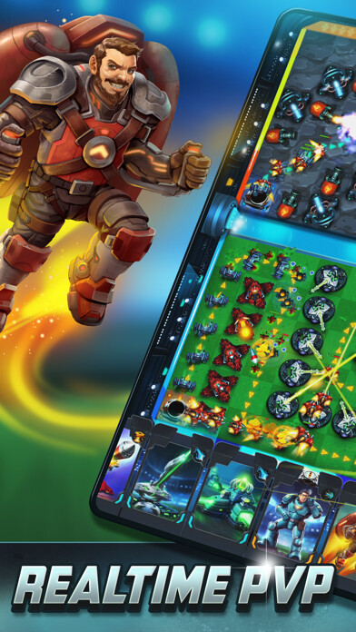 Emulate iPhone app Tower Duel - PvP TD Games using MyAndroid