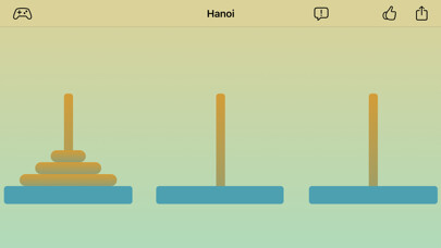 Emulate iPhone app Tower of Hanoi - Casual Game using MyAndroid