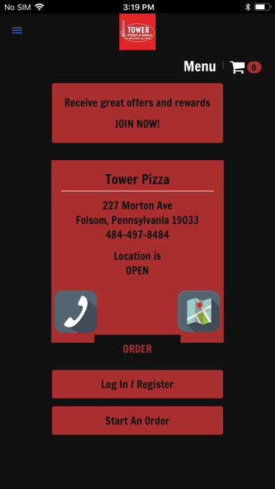Emulate iPhone app Tower Pizza using MyAndroid