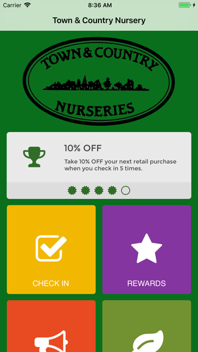 Emulate iPhone app Town and Country Nurseries using MyAndroid