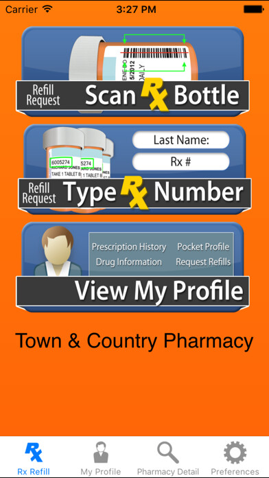 Emulate iPhone app Town and Country Pharmacy using MyAndroid Emulate iPhone app Town and Country Pharmacy using MyAndroid