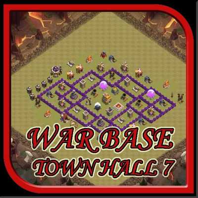 Emulate Android APK Town Hall 7 War Base Layouts