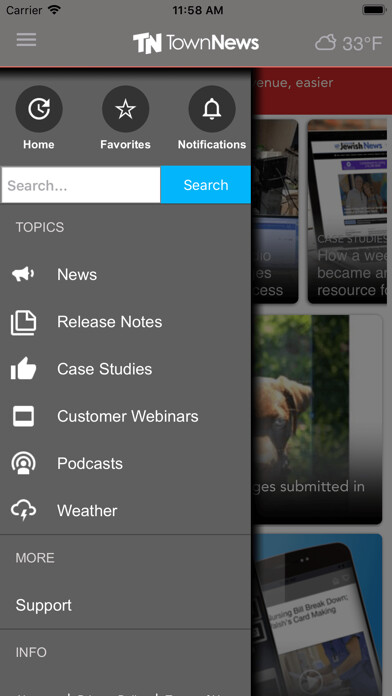 Emulate iPhone app TownNews Now using MyAndroid Emulate iPhone app TownNews Now using MyAndroid