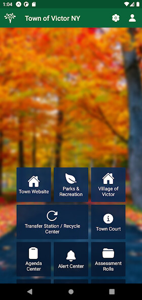 Emulate iPhone app Town of Victor NY using MyAndroid Emulate iPhone app Town of Victor NY using MyAndroid