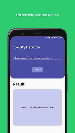Run android online APK Toxicity Detector Demo from MyAndroid or emulate Toxicity Detector Demo using MyAndroid Run android online APK Toxicity Detector Demo from MyAndroid or emulate Toxicity Detector Demo using MyAndroid