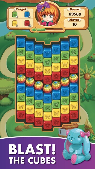 Emulate iPhone app Toy Collapse: Pop Toon Bubbles using MyAndroid