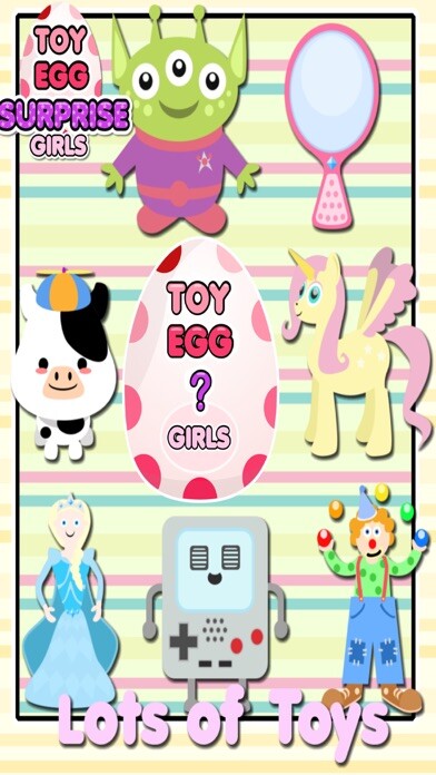 Emulate iPhone app Toy Egg Surprise Girls using MyAndroid