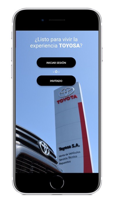 Emulate iPhone app Toyosa S.A using MyAndroid